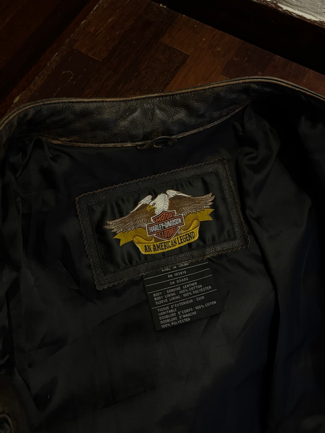 Harley-Davidson 통가죽 레이서 자켓 상품이미지7