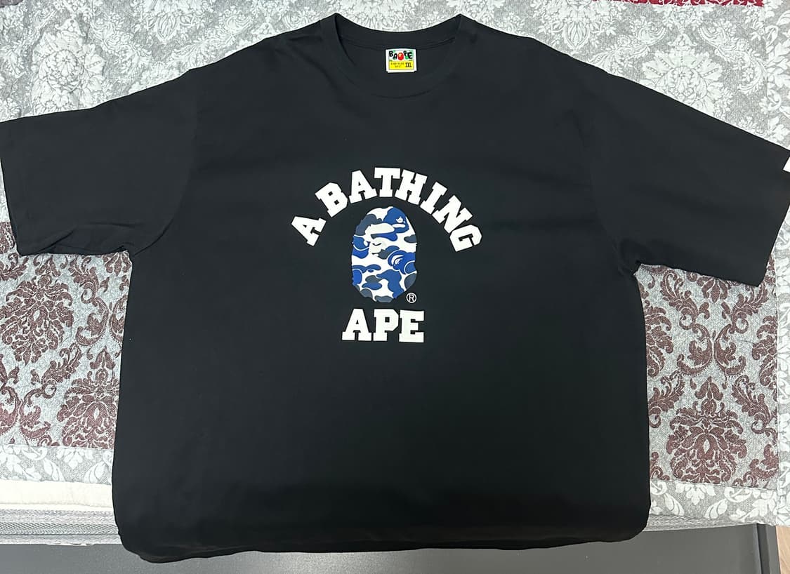 베이프 컬리지반팔 3XL 상품이미지1