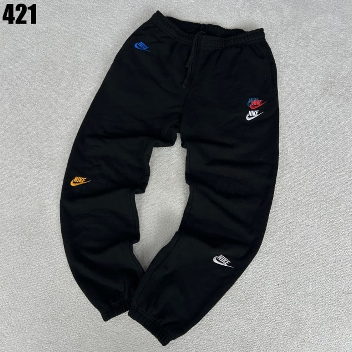 나이키 멀티 로고 블랙 바지 상품이미지1