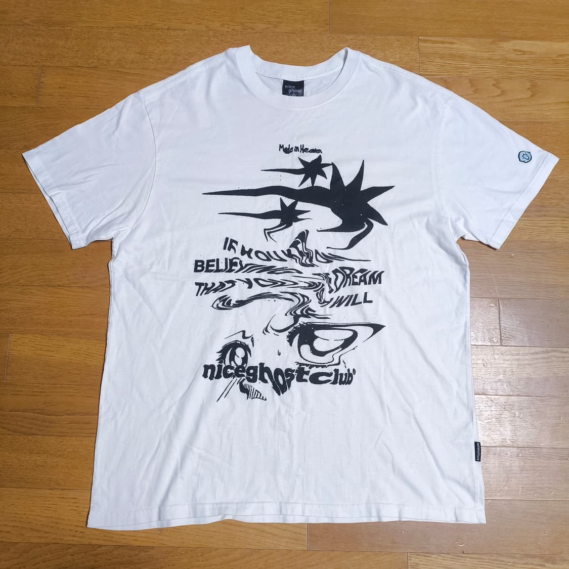 [L] nice ghost club 나고클 토네이도 로고 티 상품이미지1