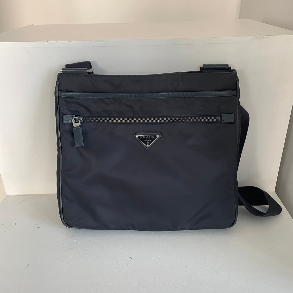 프라다 딥네이비 테수토 숄더 & 크로스백 상품이미지4