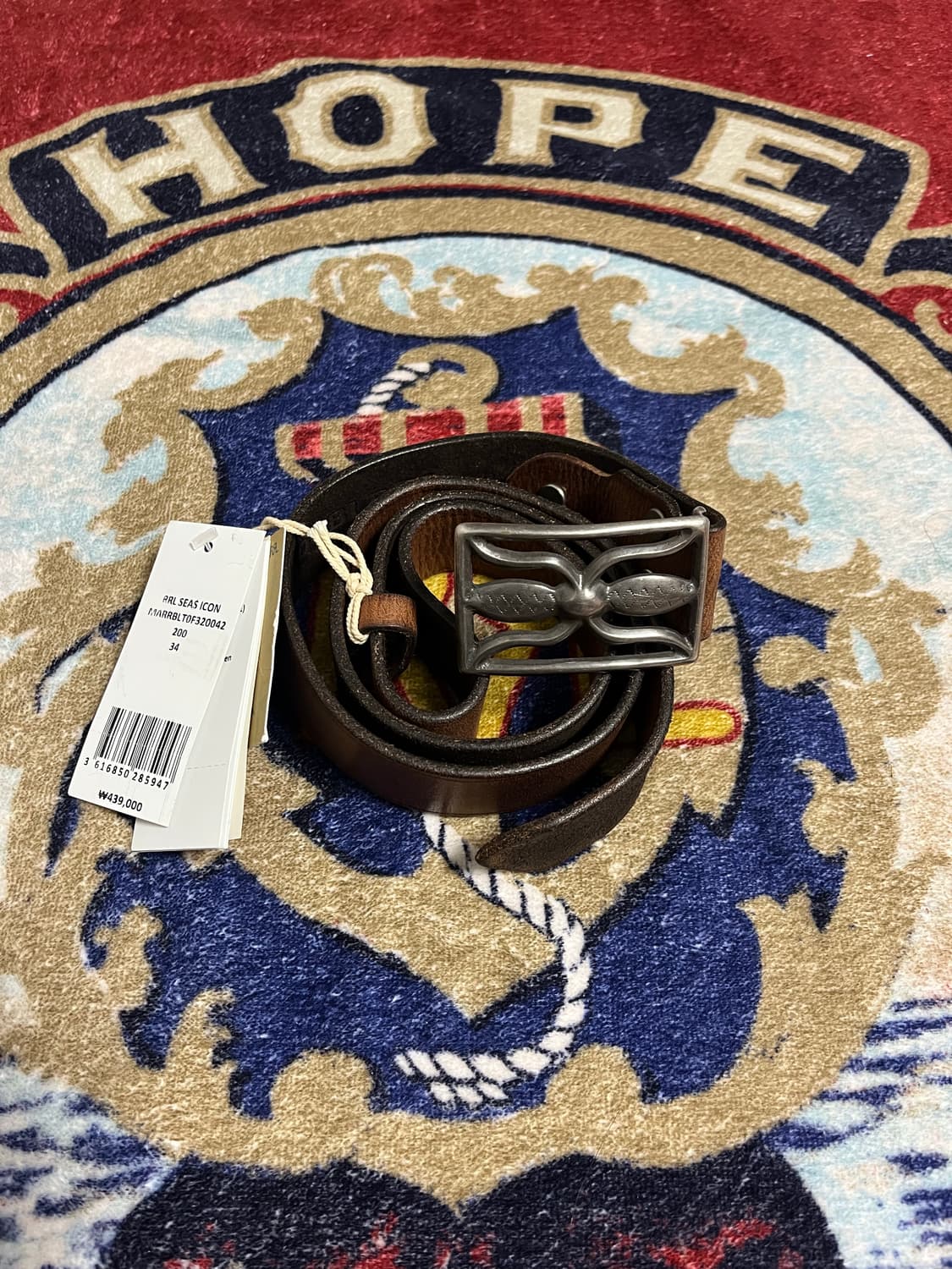 RRL 레더 벨트 더블알엘 상품이미지1