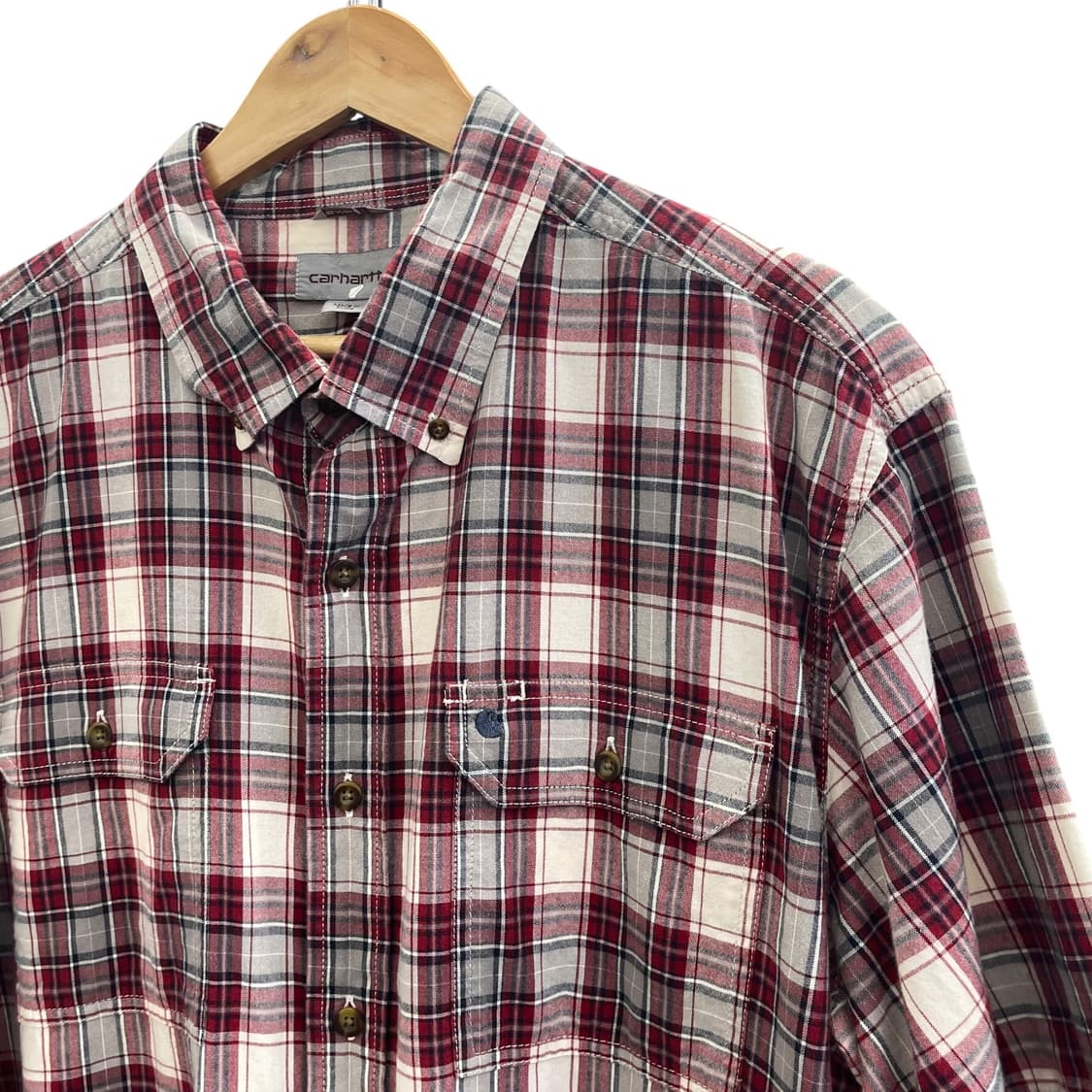 칼하트 반팔 체크셔츠 상품이미지4