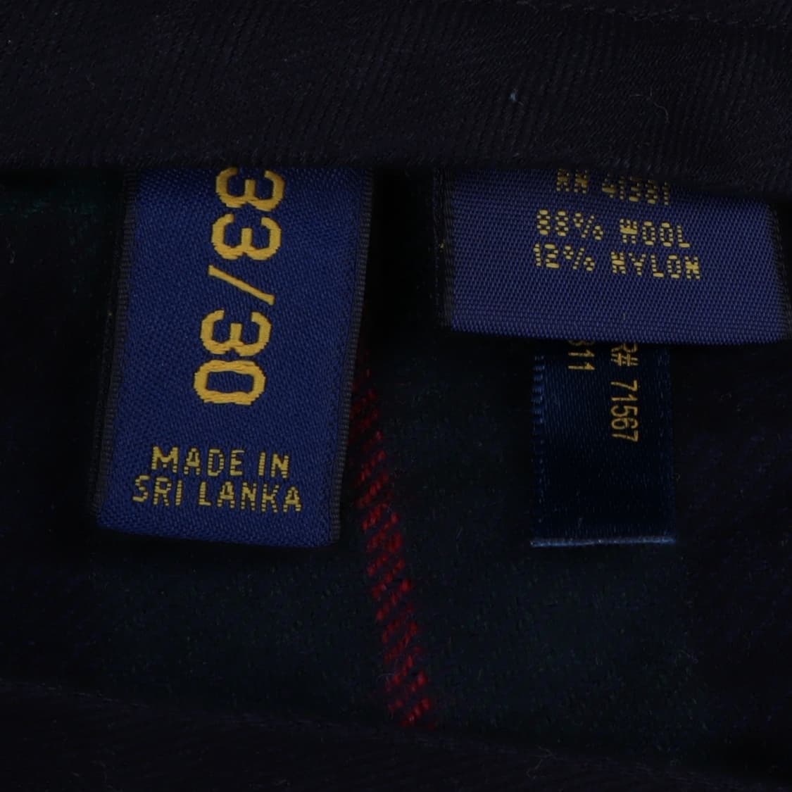 폴로 랄프로렌 블랙와치 타탄 체크 울 팬츠 상품이미지9