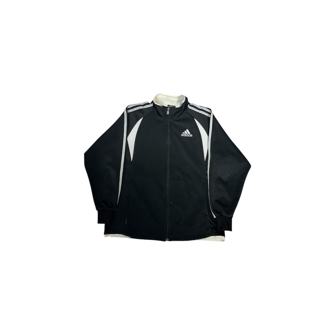 O0s 아디다스 블랙 화이트 삼선 스몰 로고 올드스쿨 트랙탑 져지 상품이미지5