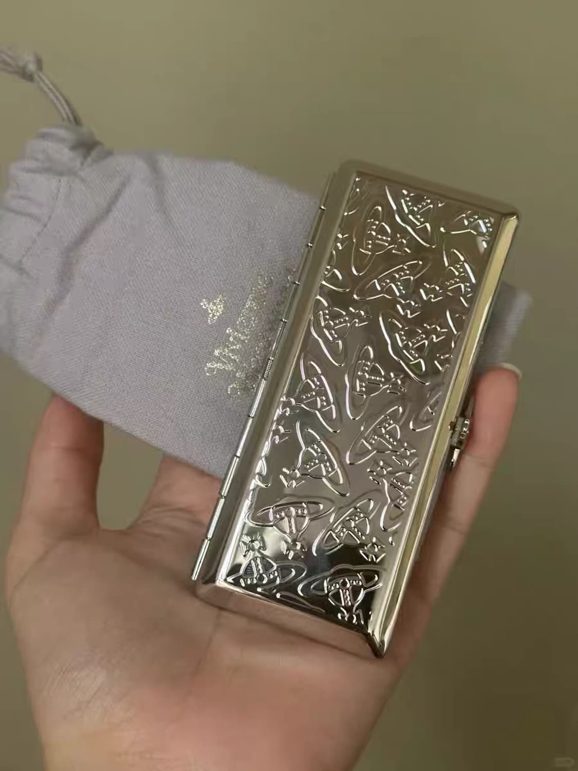 비비안웨스트우드 은색 담배 케이스 상품이미지1