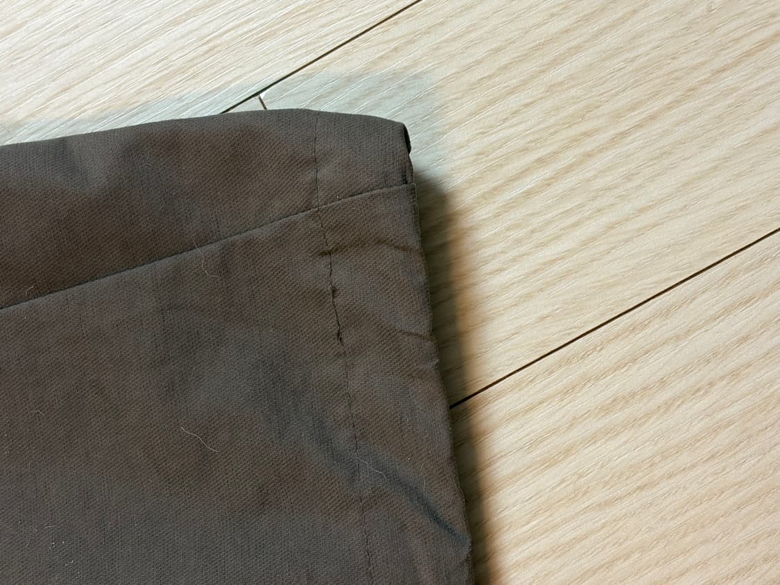 산산기어 지퍼팬츠 브라운 상품이미지3