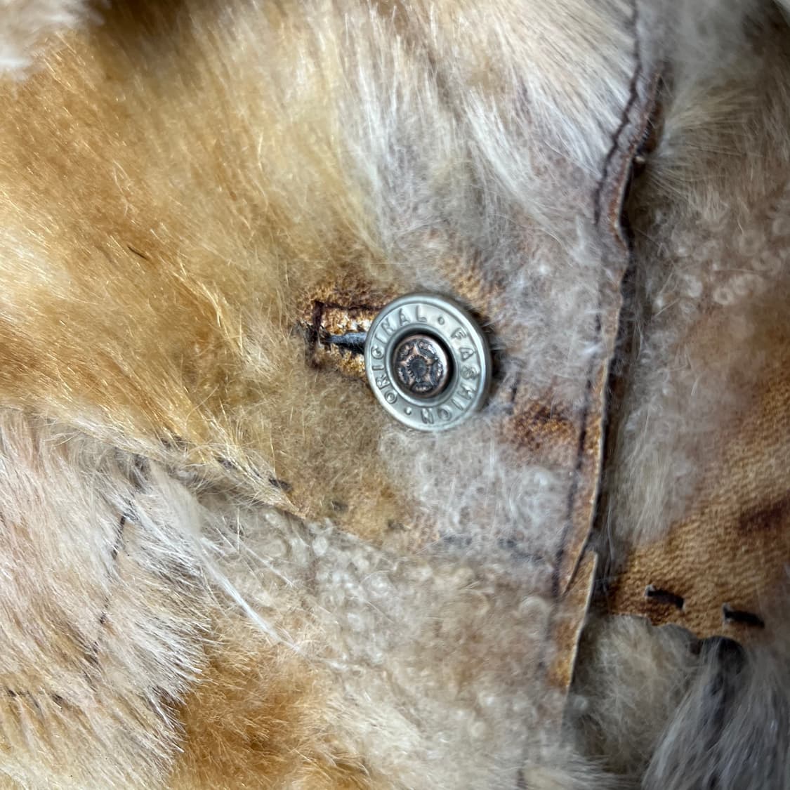 [Meucci] Made Italy 패치워크 송치 퍼 웨스턴 레더자켓 상품이미지5