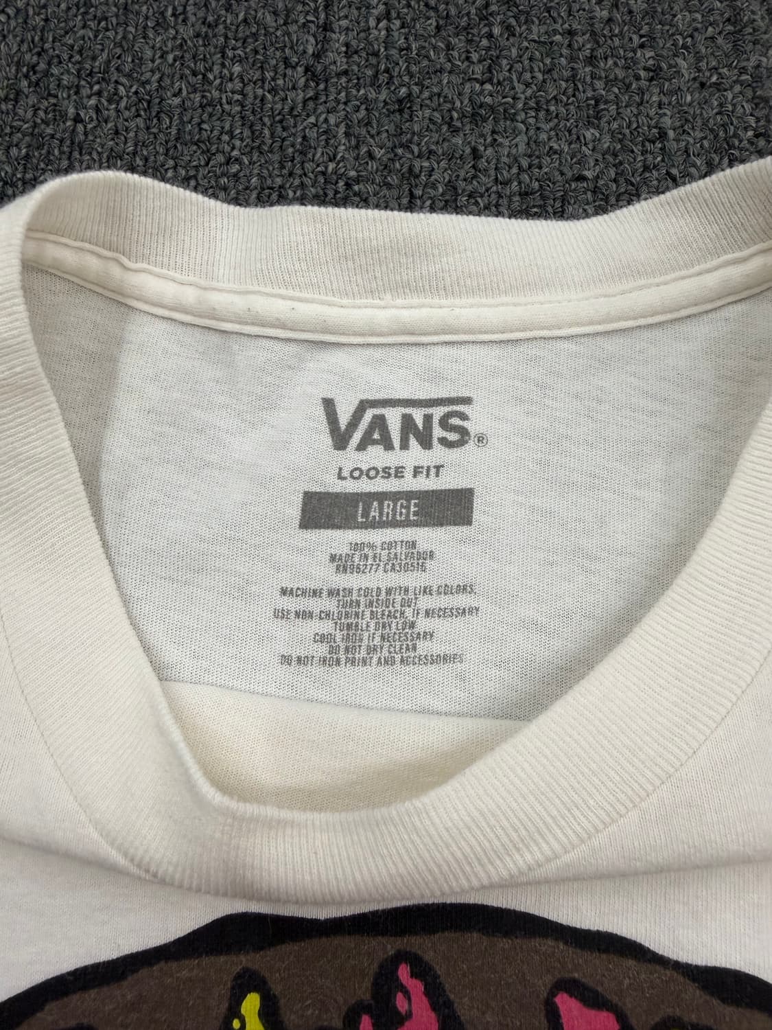 L) 반스 빈티지 프린팅 반팔 티셔츠 상품이미지2