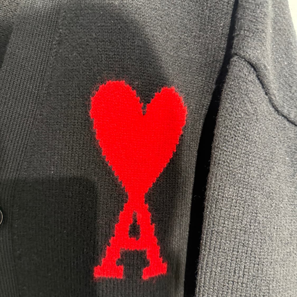 (M) 아미 인타르시아 빅하트 울 가디건 상품이미지2