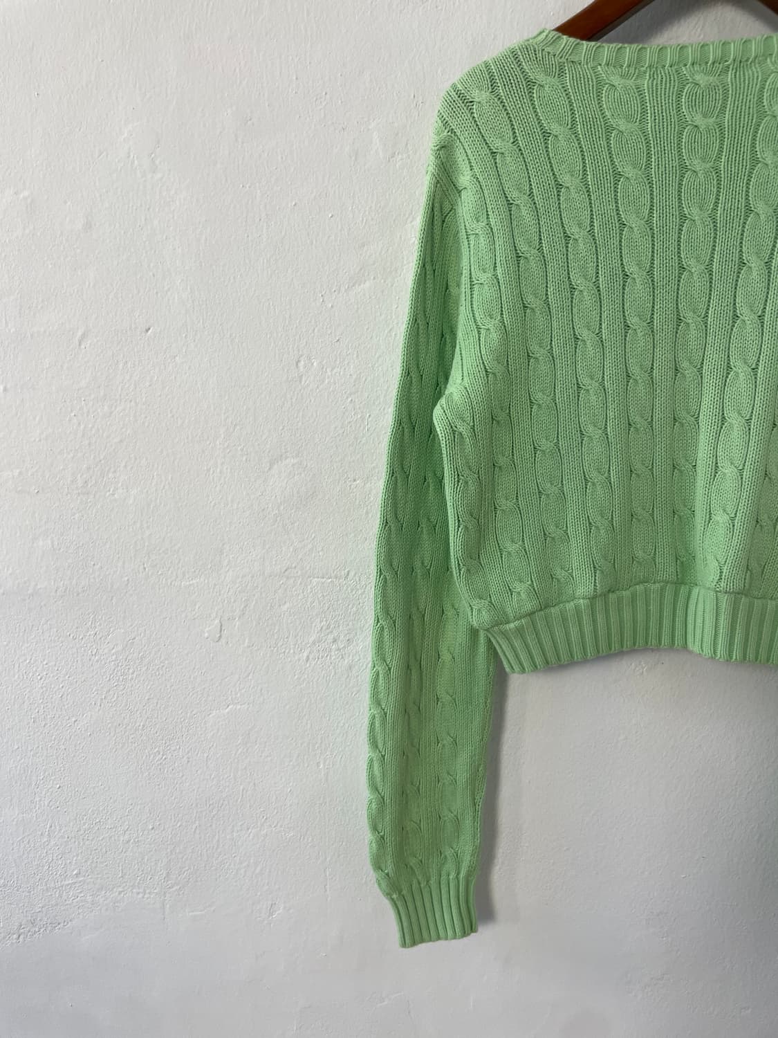 폴로 랄프로렌 케이블 크롭 니트  상품이미지9