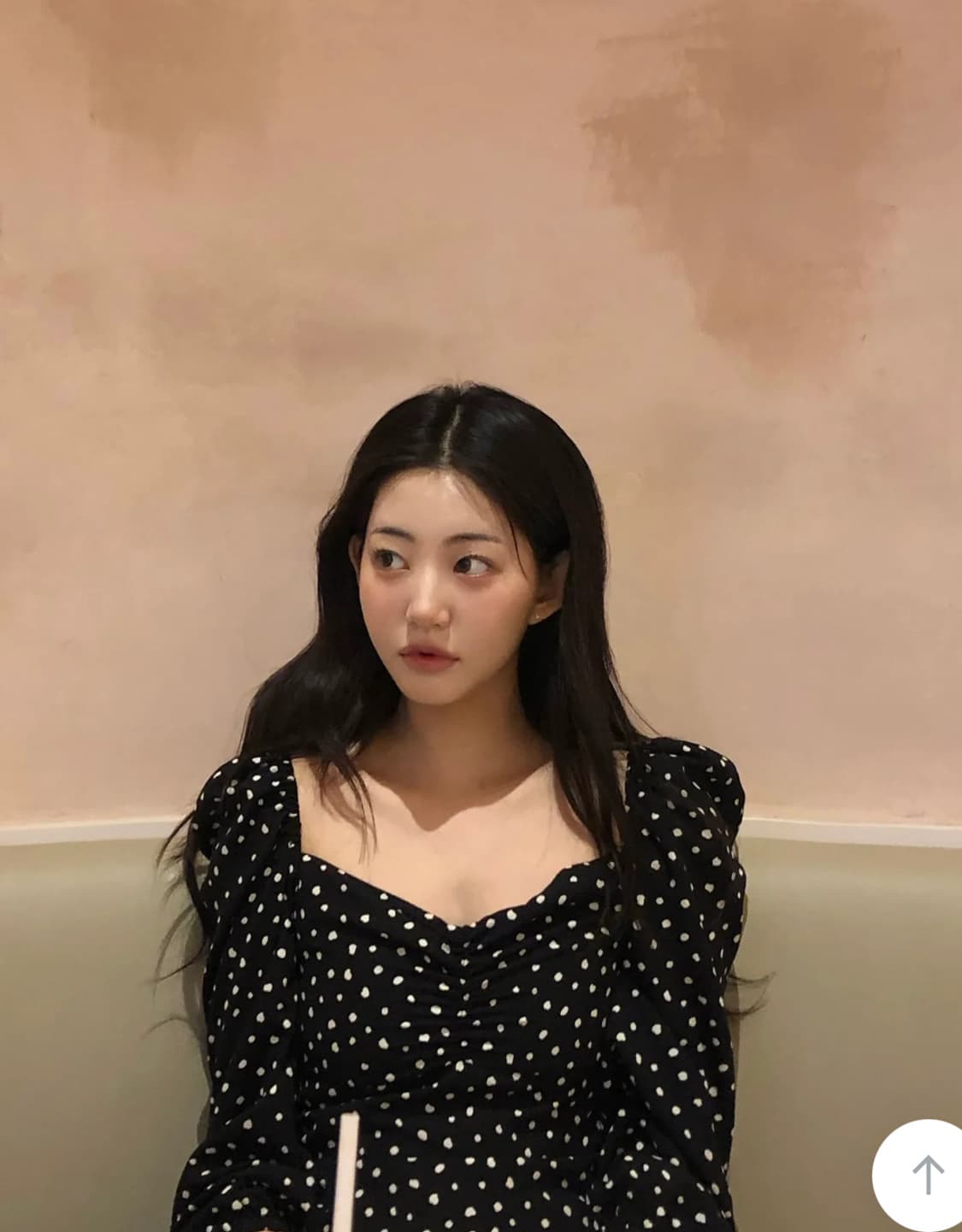 제니오 러블리 도트 블라우스 블랙 상품이미지3