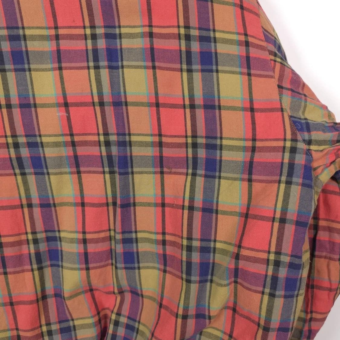 아식스 90s 올드스쿨 타탄체크 리버시블 덕다운 패딩 L 상품이미지5