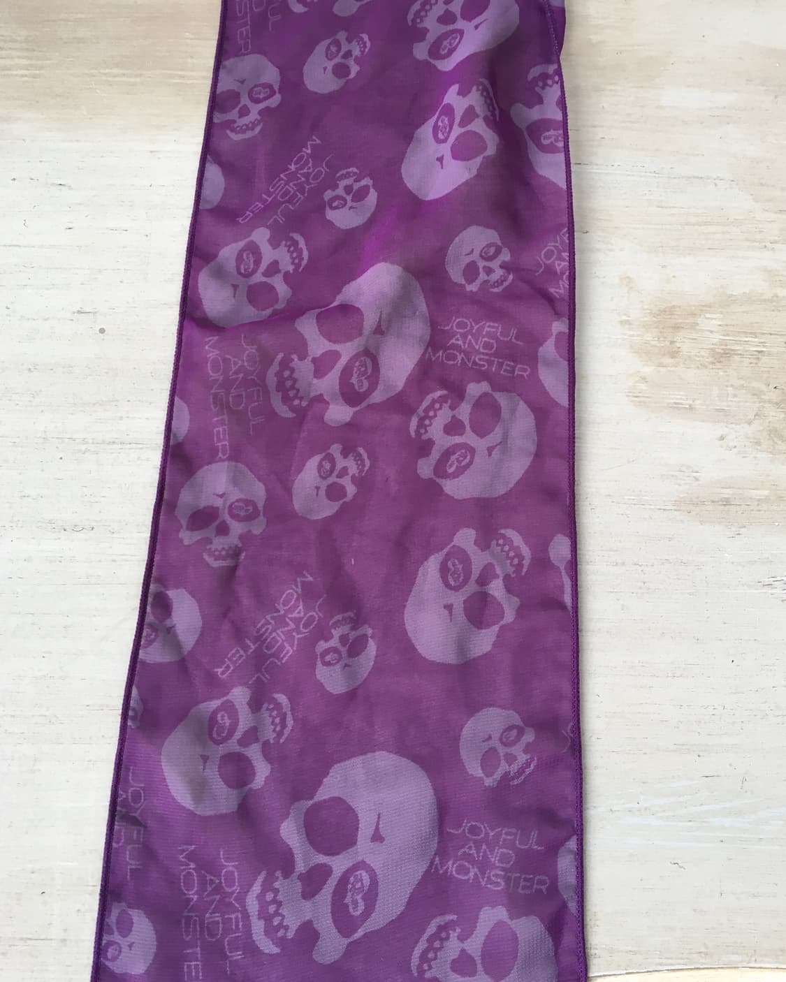 skull pattern scarf 상품이미지3