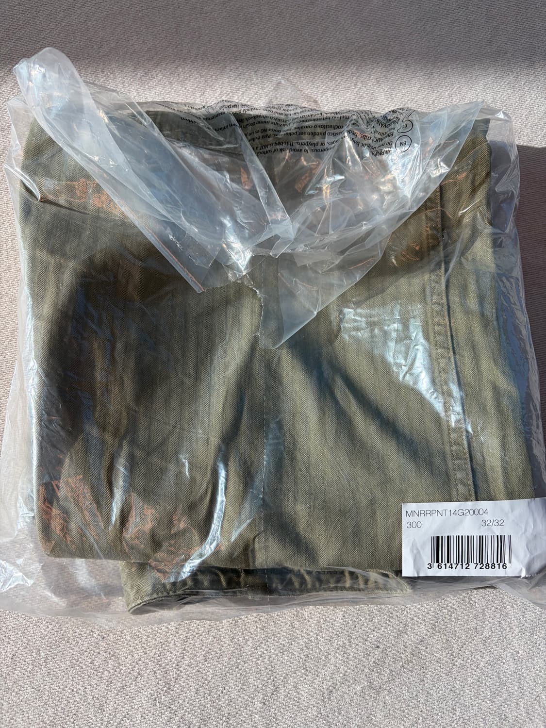 RRL 헤링본팬츠 브루스터그린 32-32 상품이미지5