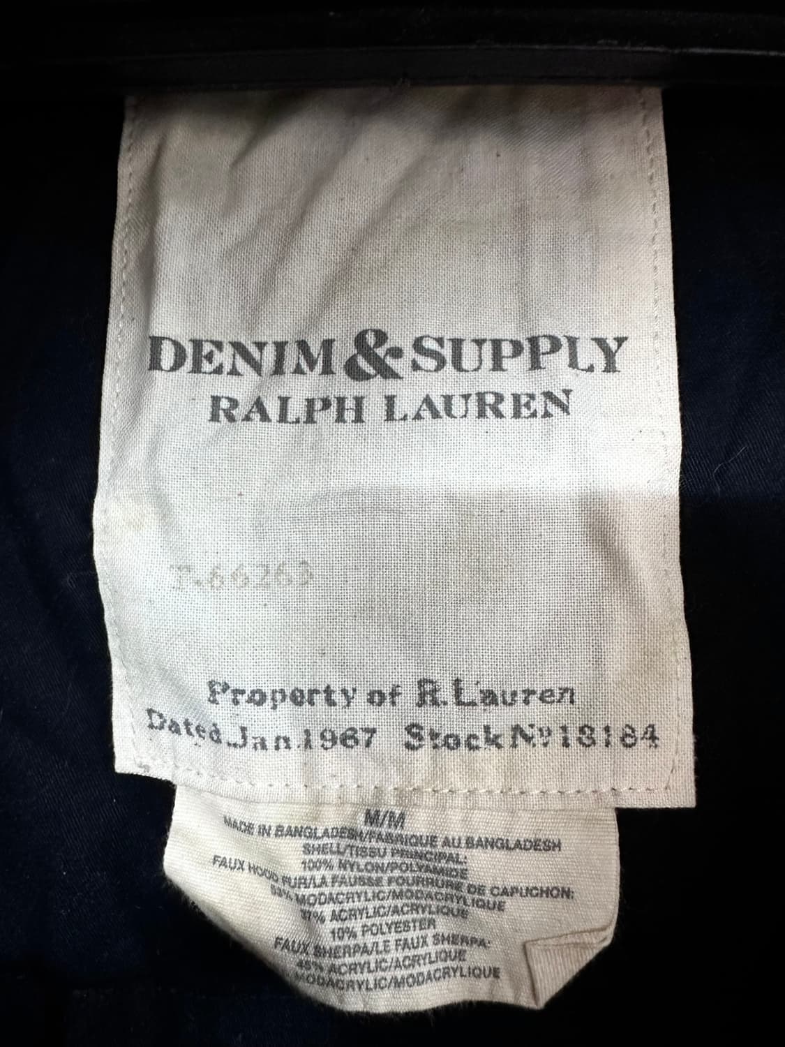 데님앤서플라이 성조기 야상 패딩 점퍼 상품이미지6