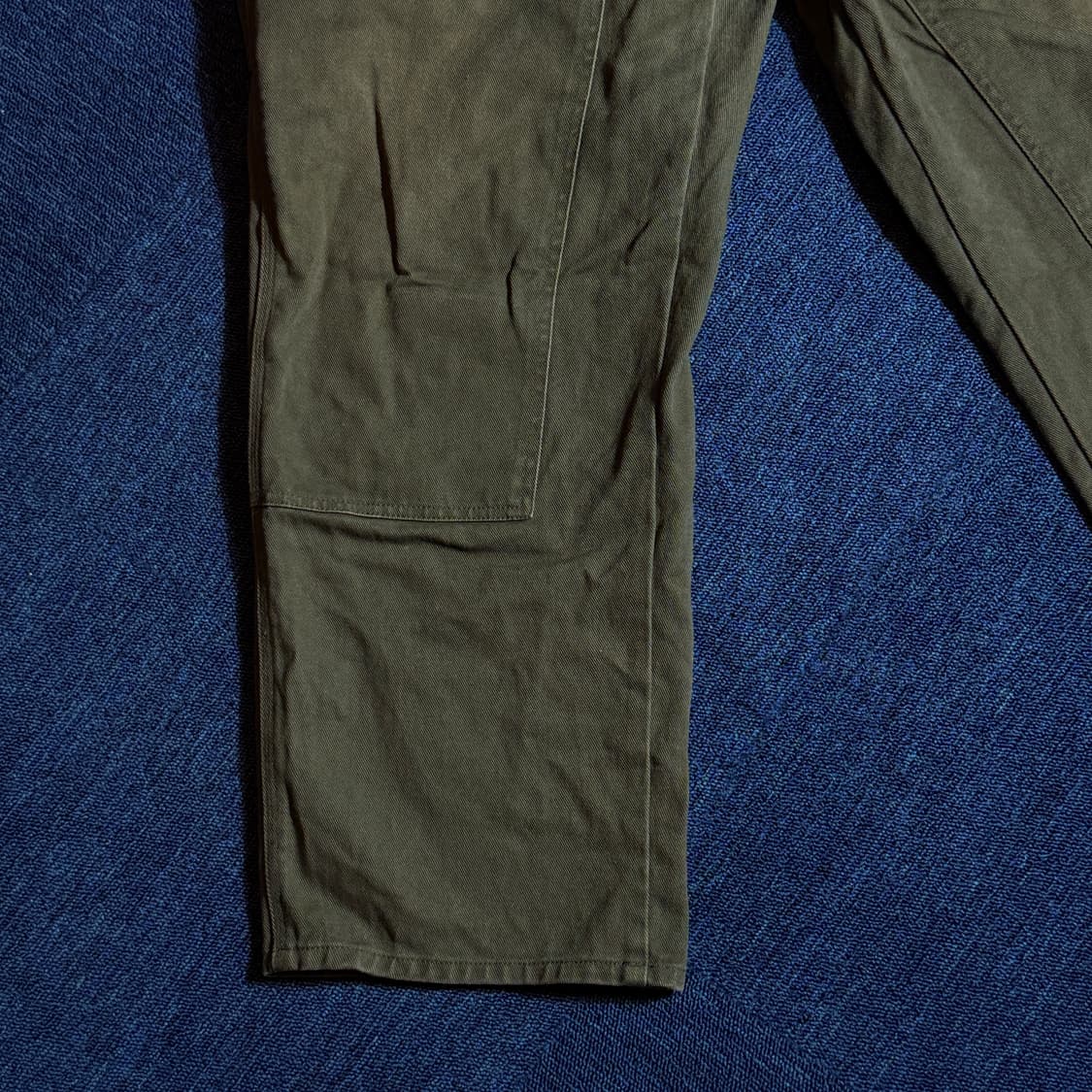 빈티지 카키 코튼팬츠  상품이미지4