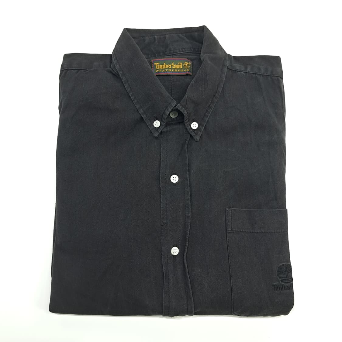 CN683 XL 팀버랜드 빈티지 블랙 긴팔 셔츠 남방 상품이미지8