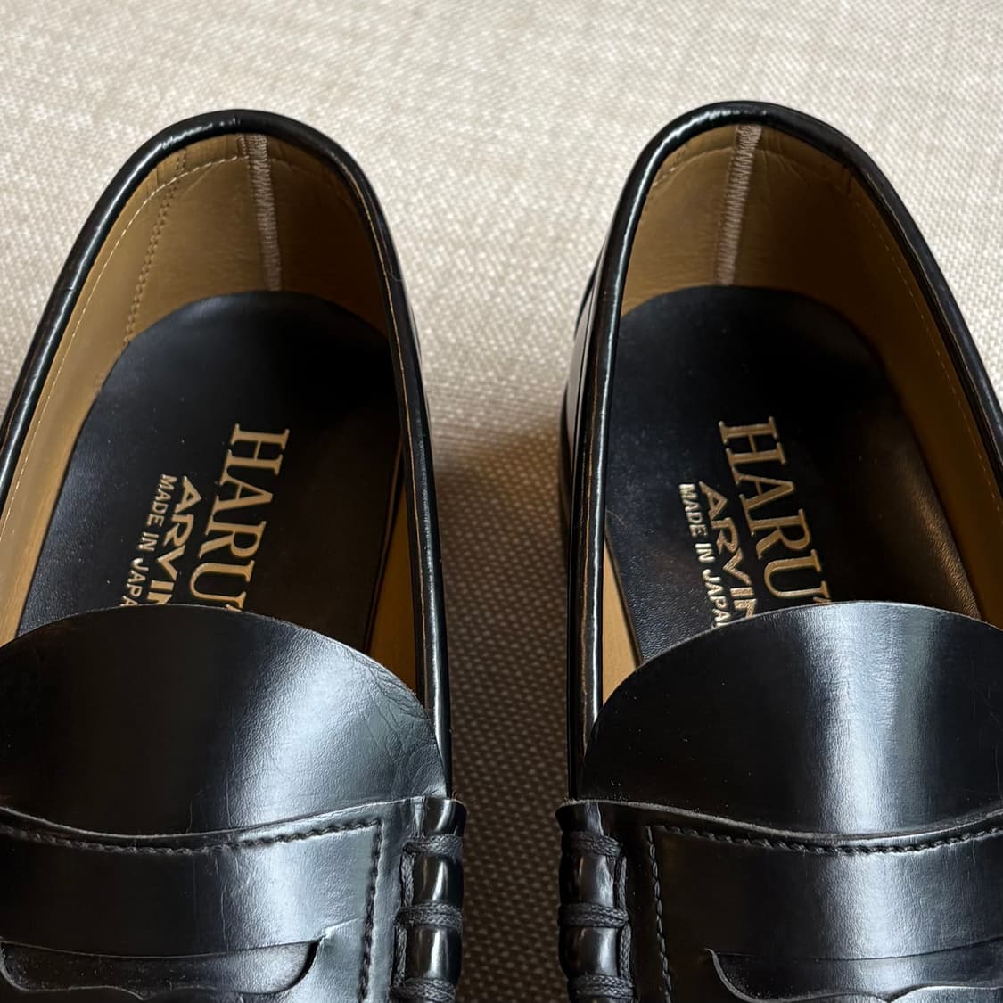 [새제품 26.5EEE] HARUTA 하루타 6550 블랙 페니 로퍼 상품이미지10