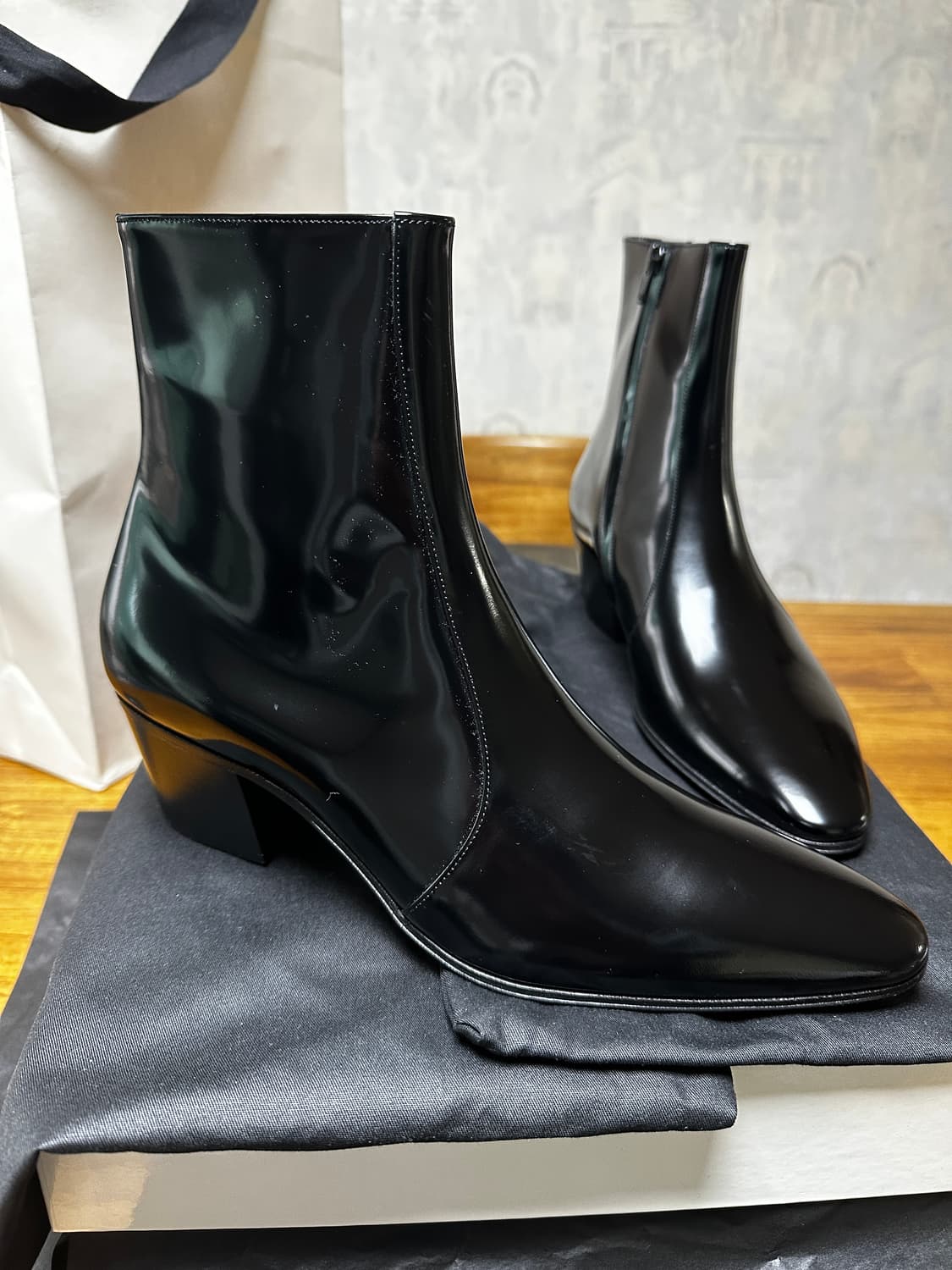 남성 생로랑 바실리 앵클 부츠 상품이미지2