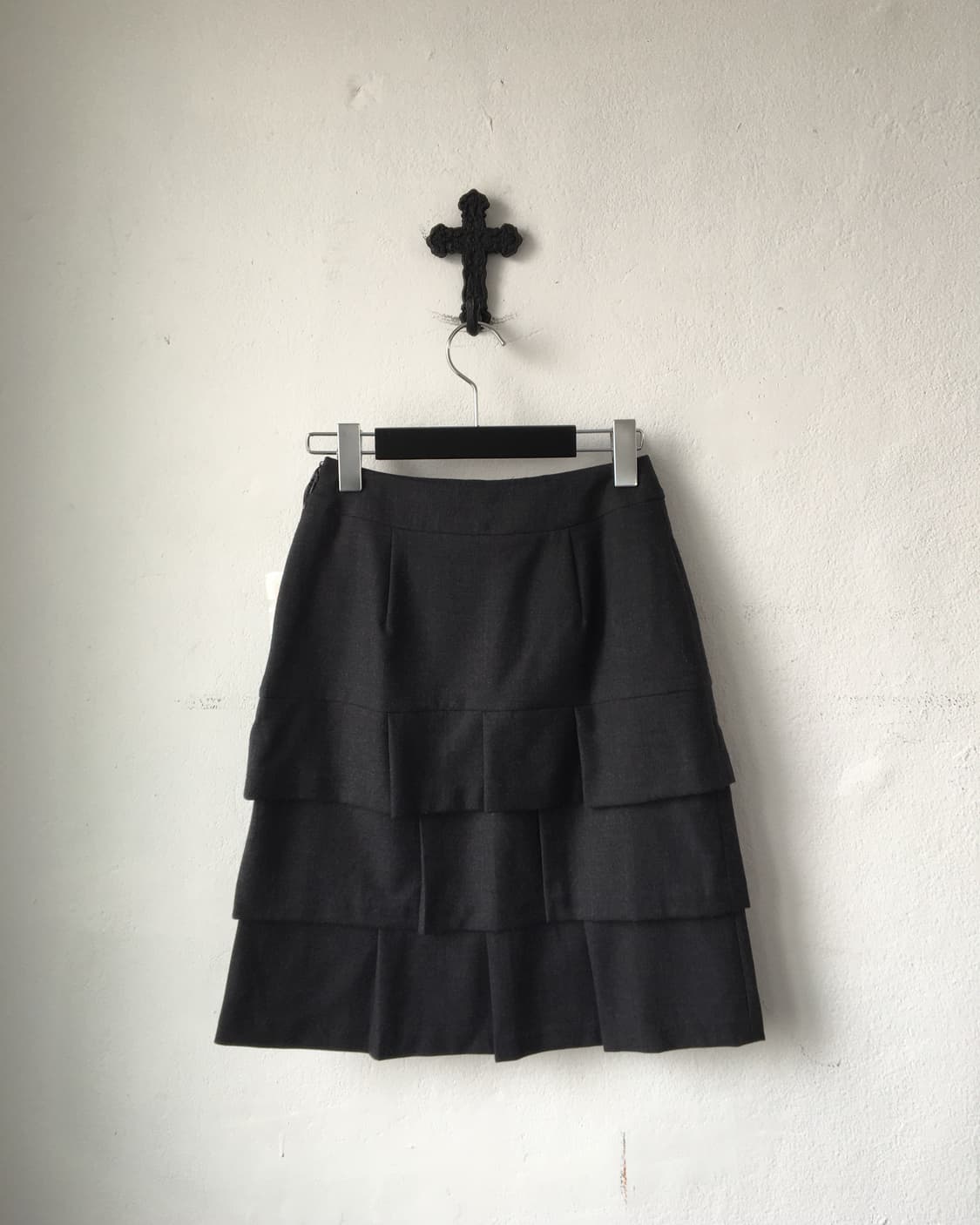 Ribbon point frill layer skirt 상품이미지2