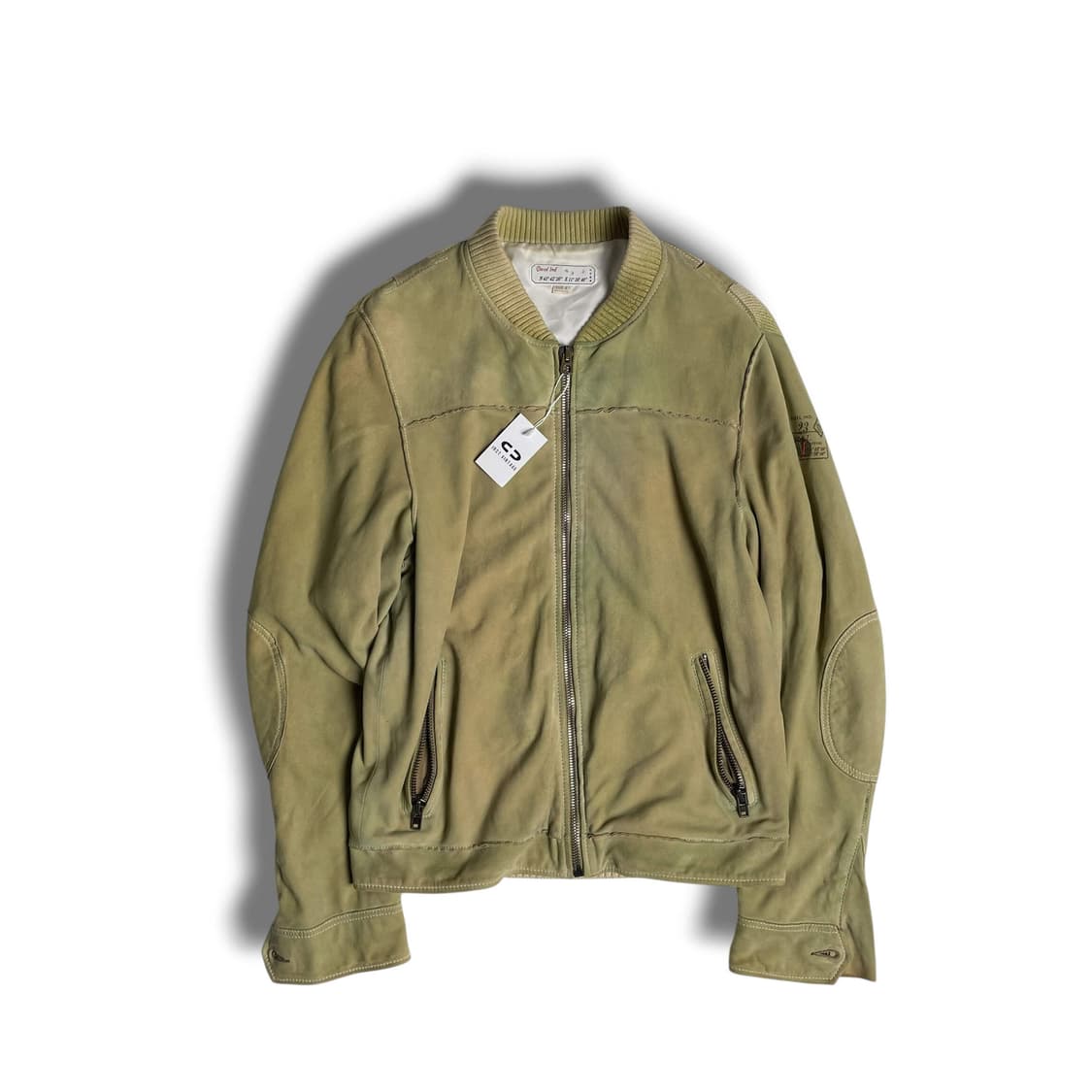 Diesel 양가죽 스웨이드&립 레이어드 자켓 상품이미지1