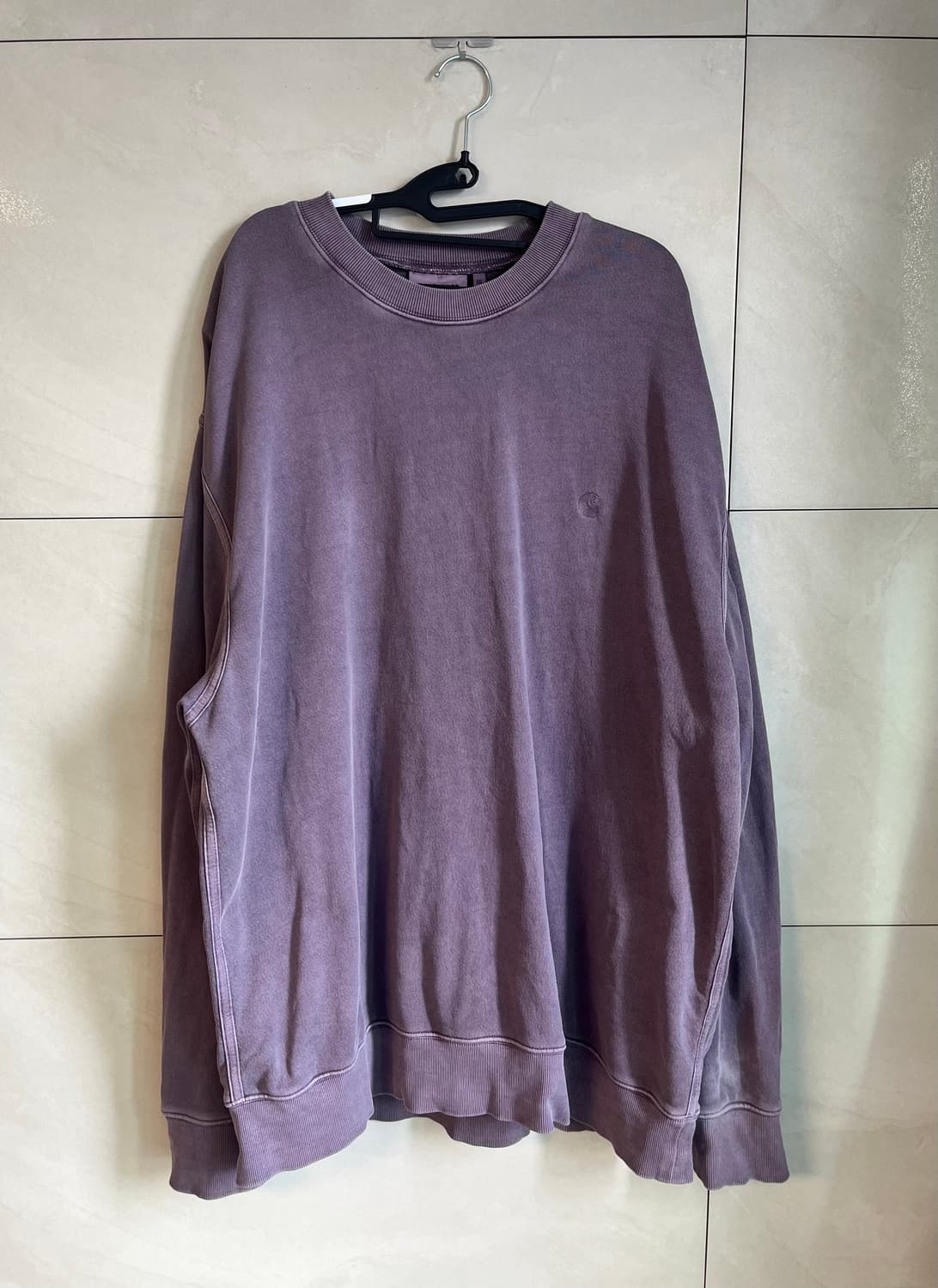 칼하트 맨투맨 연보라 (2XL)  상품이미지2