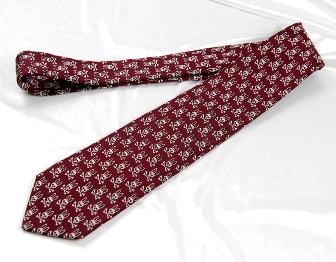 사이코 버니 8.3cm A+등급 남자 명품 넥타이 상품이미지2