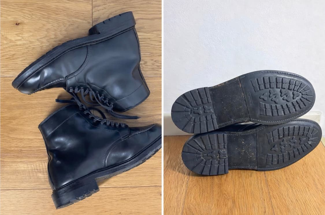 알든 탱커부츠 코도반 블랙 8.5d 상품이미지4