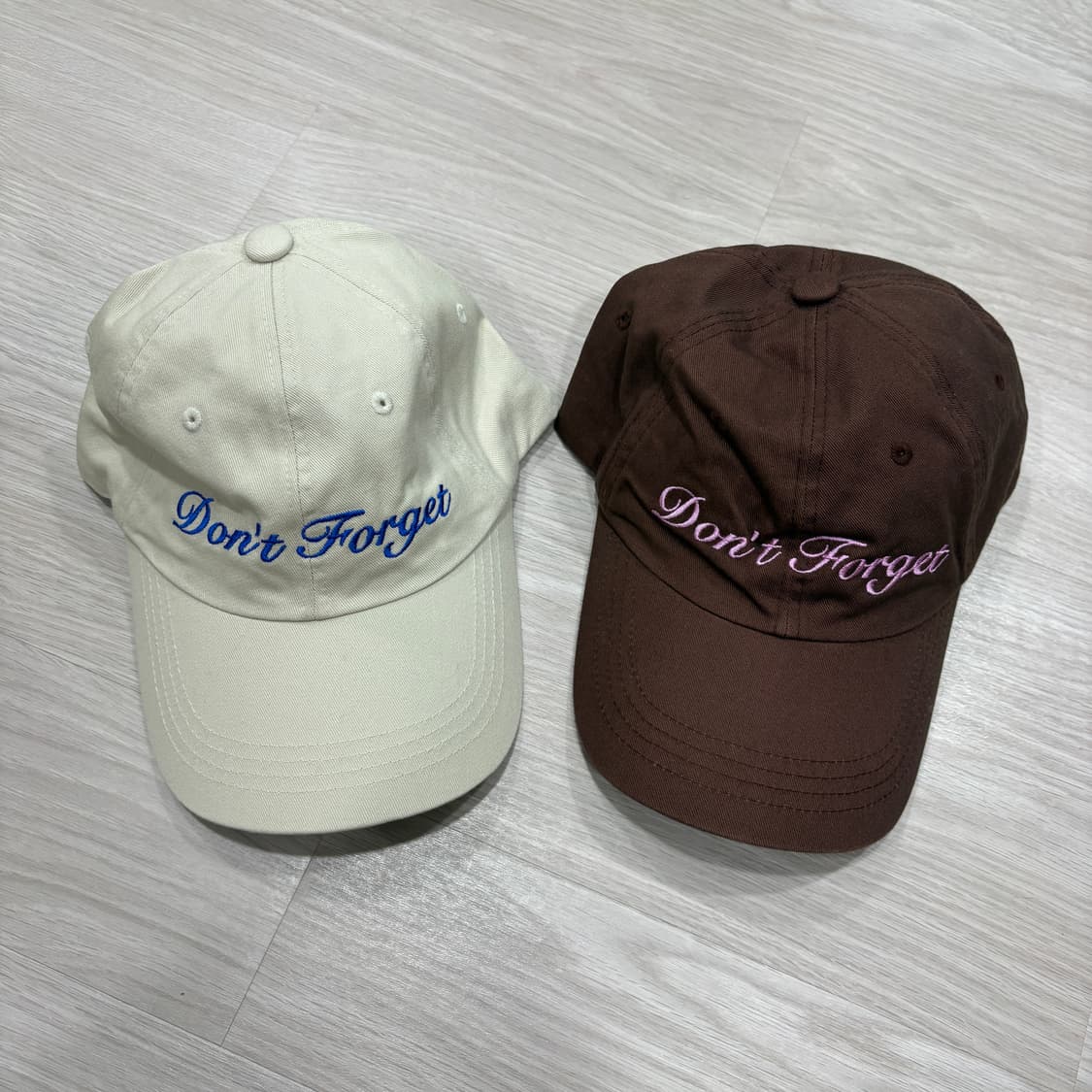 Don't Forget 볼캡 아이보리, 브라운 일괄판매 상품이미지4