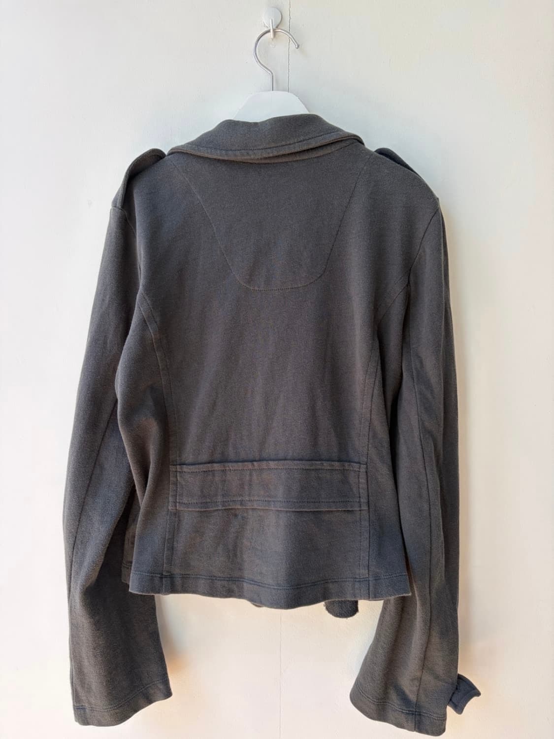 Tomboy 톰보이 사선 비대칭 코튼 자켓 상품이미지5