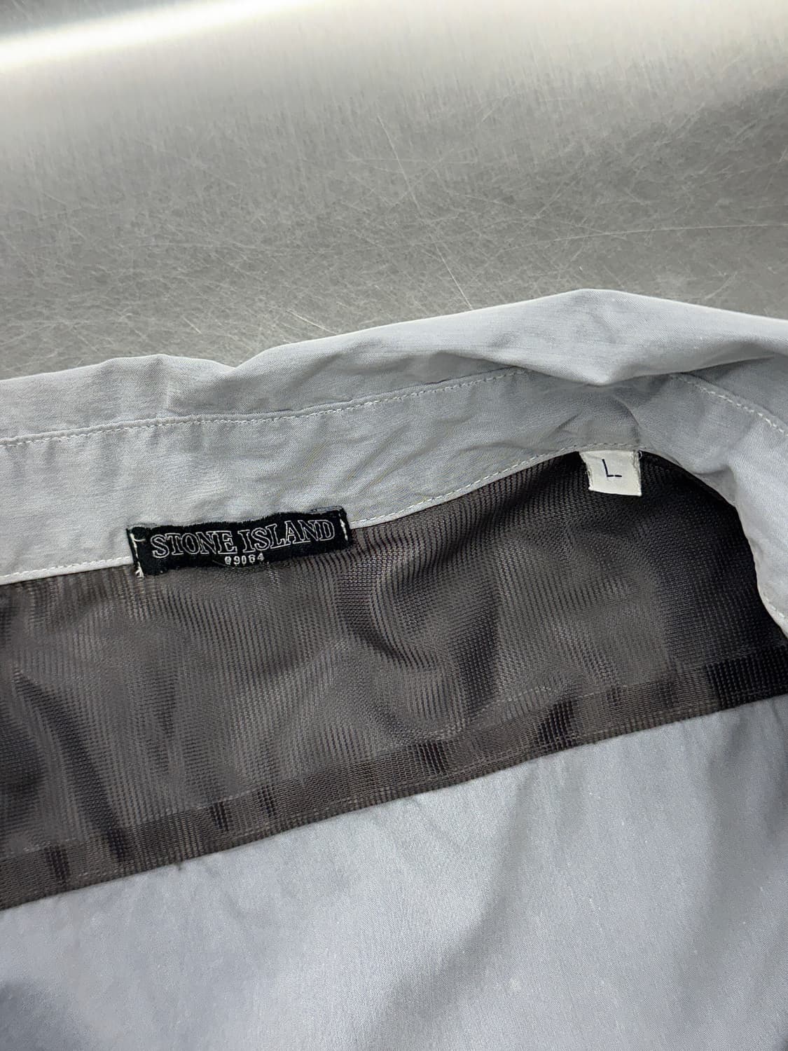 스톤아일랜드 09ss 쉐도우 프로젝트 그레이 나일론 쇼트 셔츠 상품이미지7