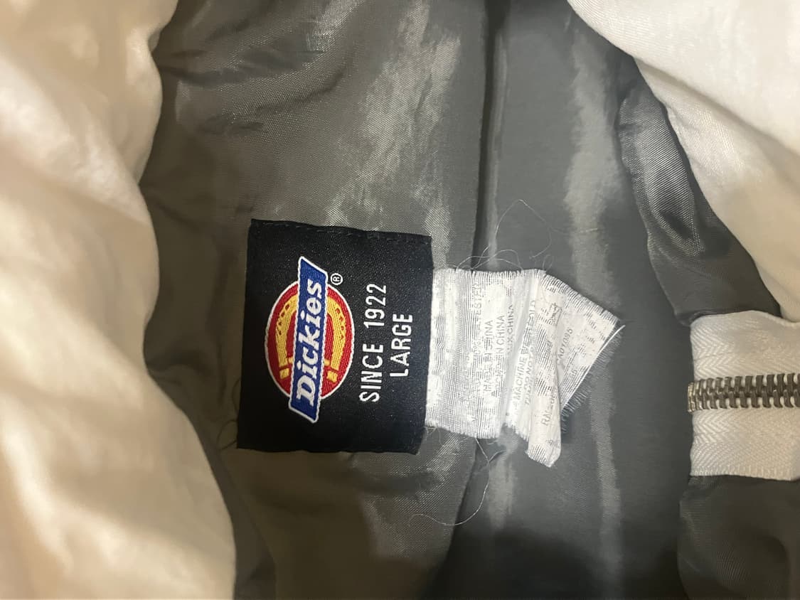 디키즈 흰색 패딩 조끼 상품이미지2