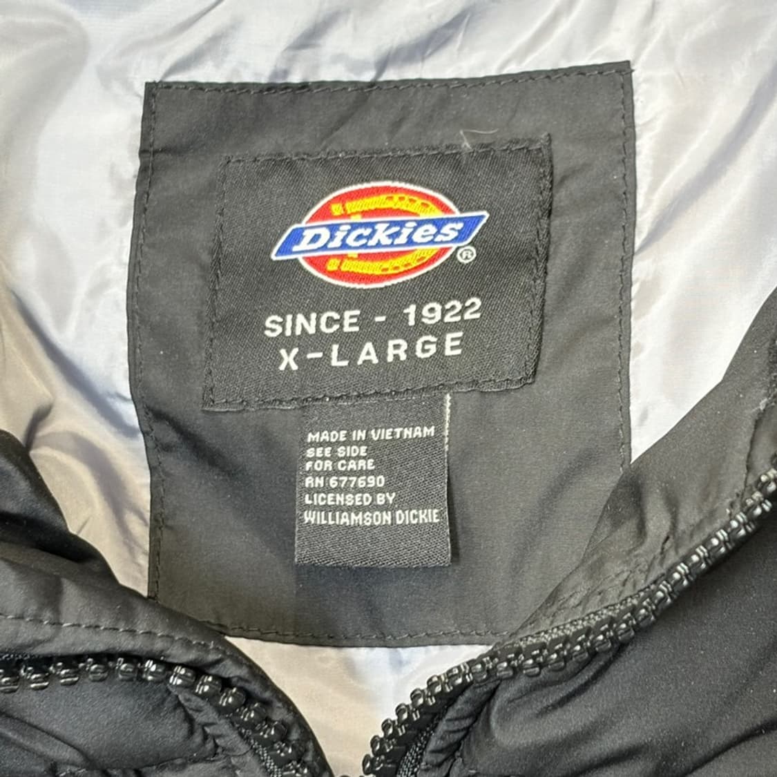 DICKIES 블랙 롱 패딩 XL 상품이미지4