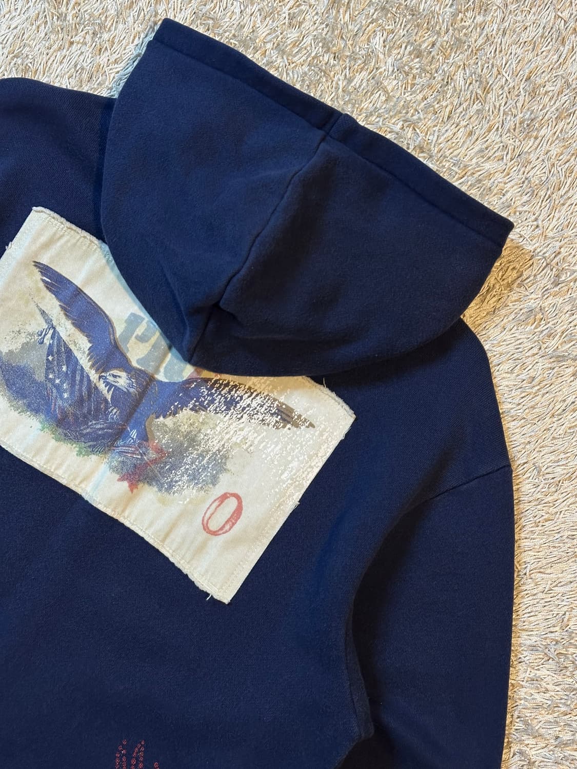 희귀) 00's 폴로 랄프로렌 이글 후드집업 네이비 상품이미지5