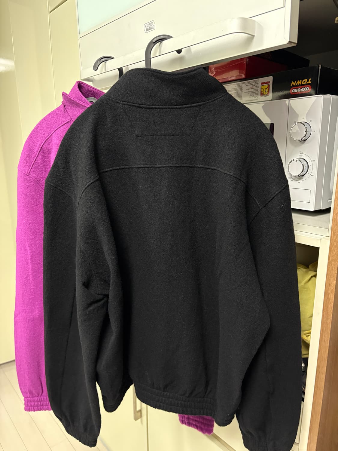 누마레 EE 커브드 하프 집업 블랙 M 상품이미지3