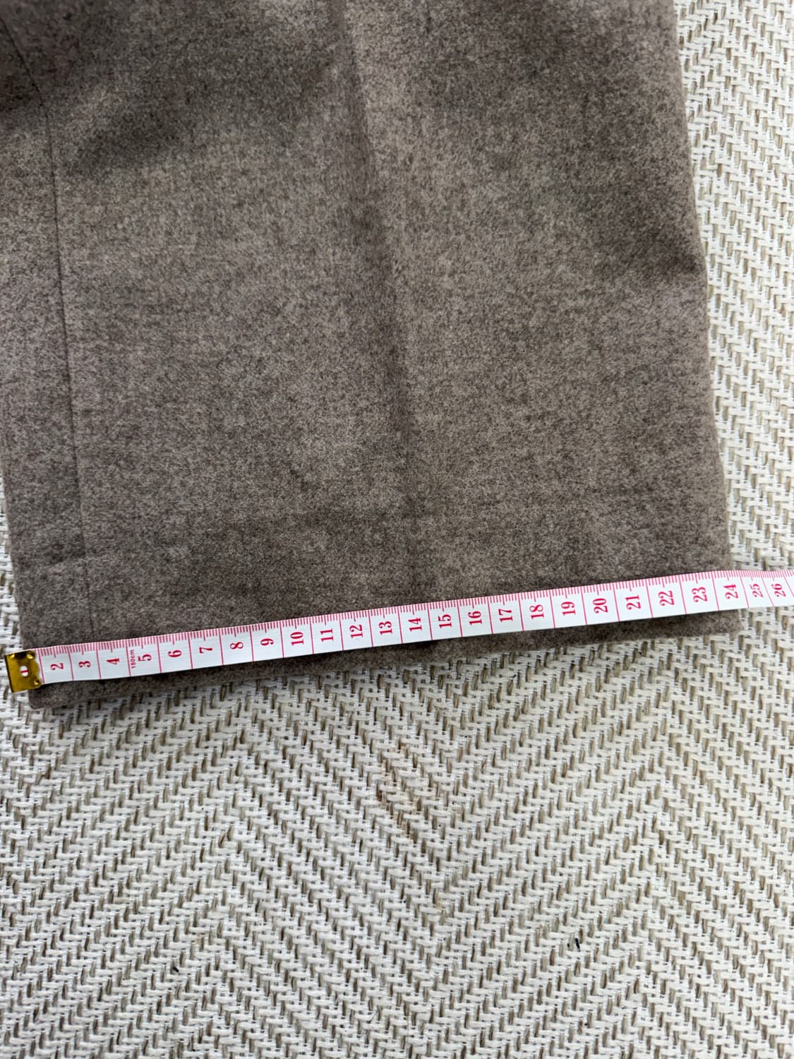 정품) 더캐시미어 한섬 21ss 울 와이드팬츠  상품이미지10