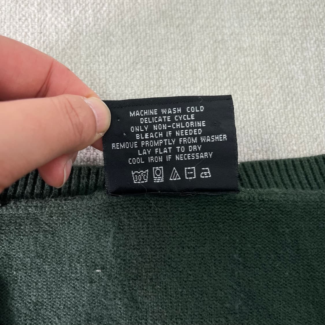 95 폴로랄프로렌 진스 코튼 니트 조끼 상품이미지4