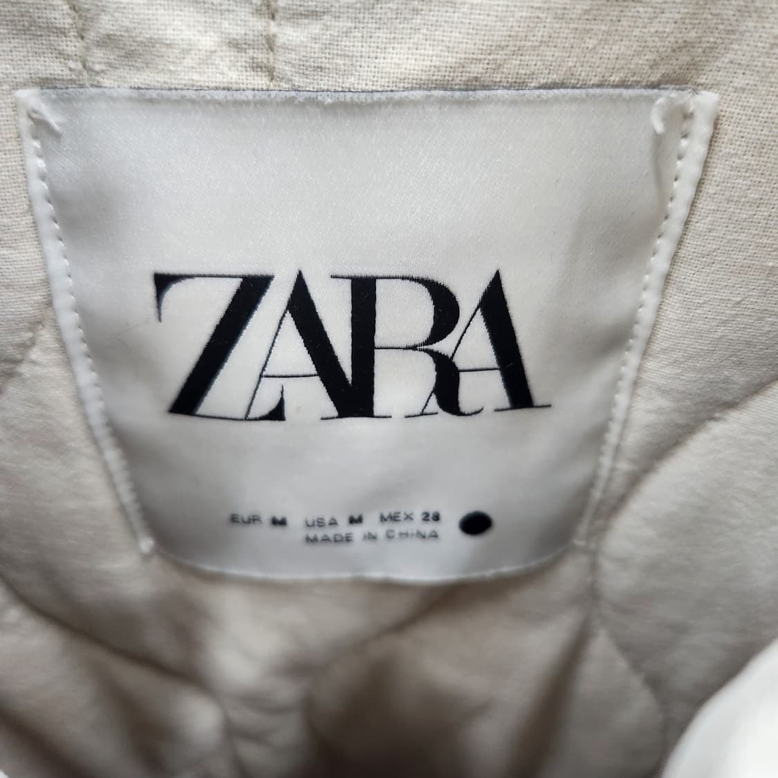 자라 ZARA 퀄팅 빅포켓 오버핏 자켓 2XL 상품이미지5