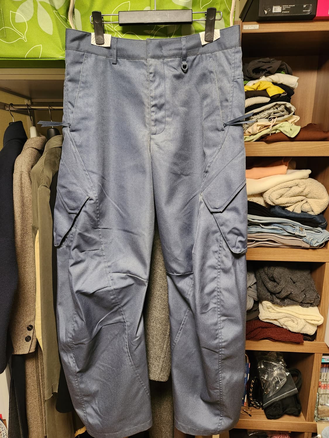 (M)지용킴 코오롱스포츠 3D 팬츠 인디고컬러 상품이미지3