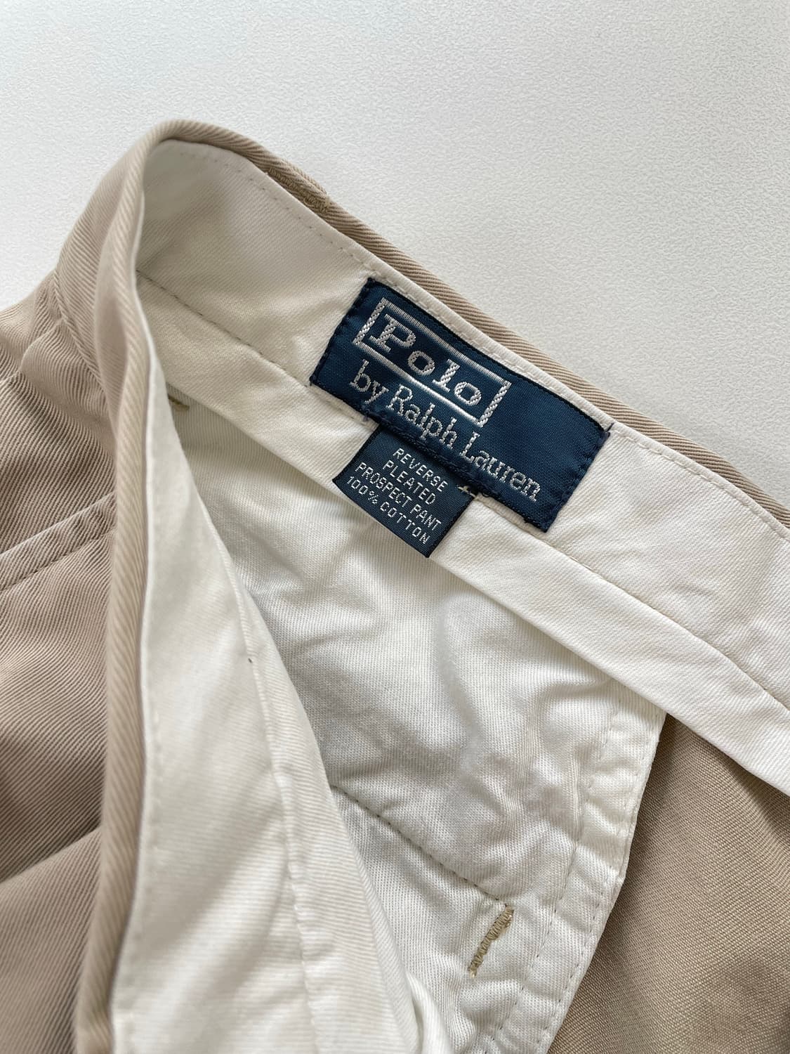 [33] 폴로 랄프로렌 핀턱 코튼 치노 팬츠 클래식핏 상품이미지6