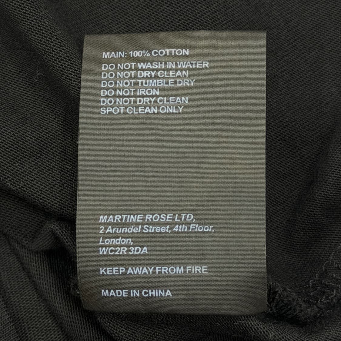 마틴로즈 그래픽 로고 반팔티 블랙 M 상품이미지5