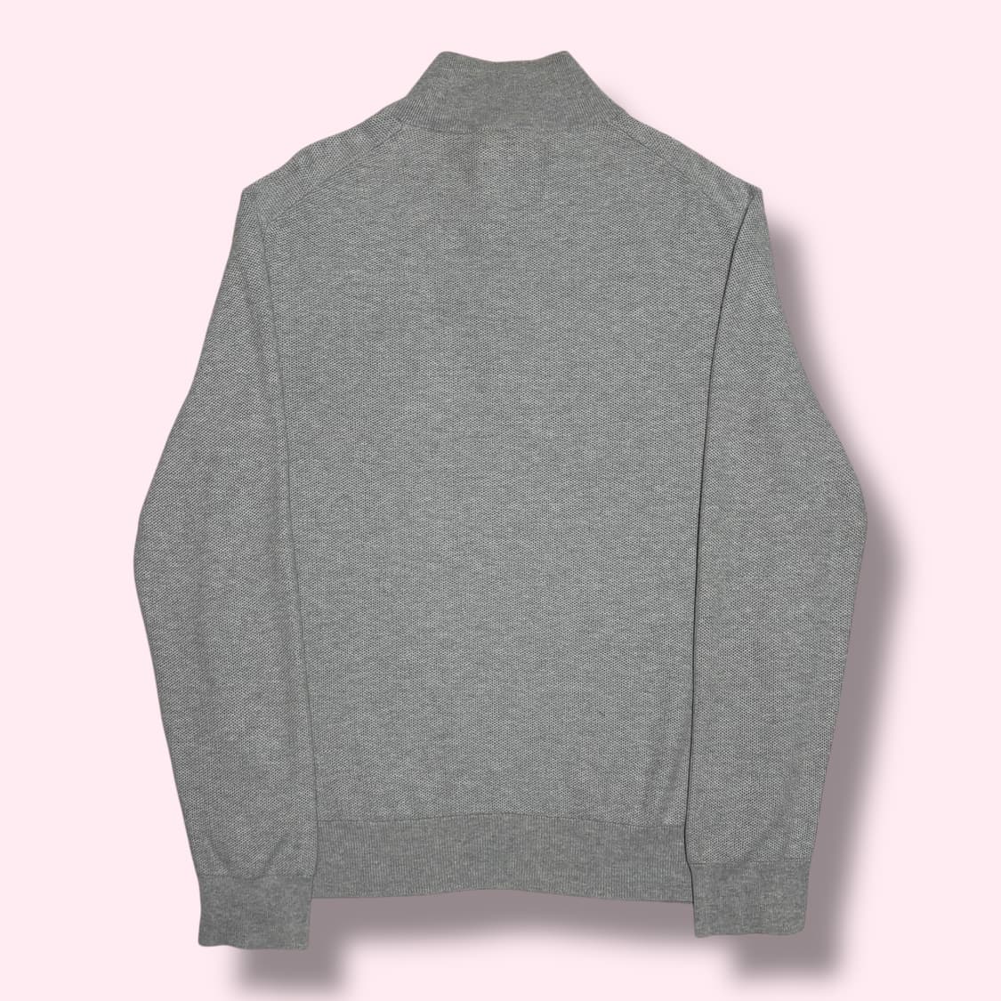 Polo Ralph Lauren 그레이 반집업 코튼 니트 상품이미지2