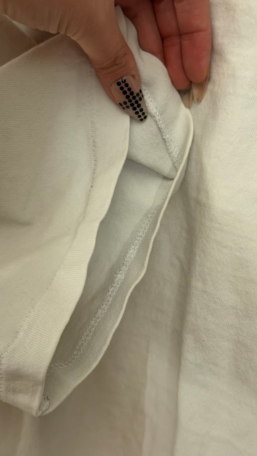 베이프 원포인트 스몰로고 반팔 티셔츠 화이트 상품이미지8