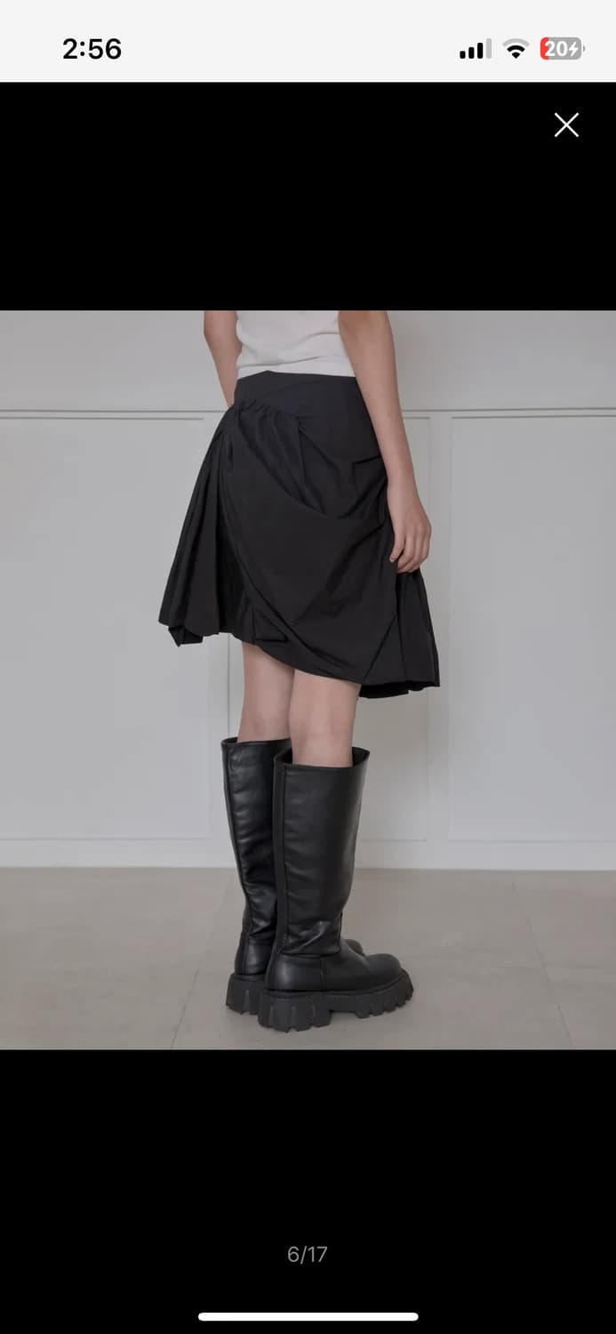 플레어업 스커트 draped layered skirt 상품이미지5