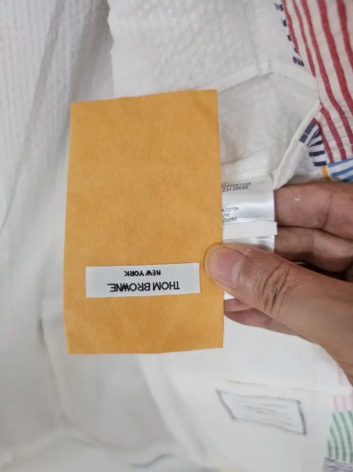 톰브라운 패치워크 시어서커 자켓(2/100) 상품이미지7