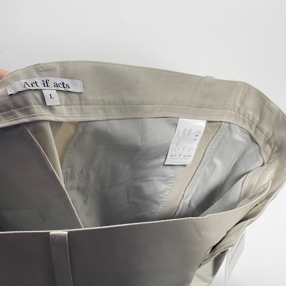 새상품 아트이프액츠 와이드 치노팬츠 상품이미지7