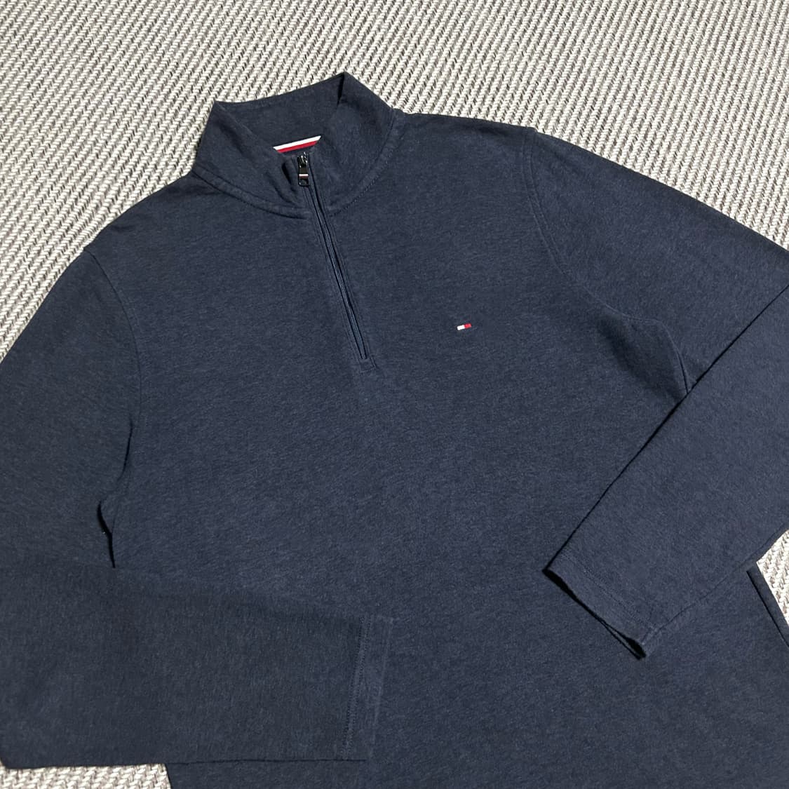 [M] Tommy 타미힐피거 반집업 코튼 긴팔 풀오버 상품이미지2