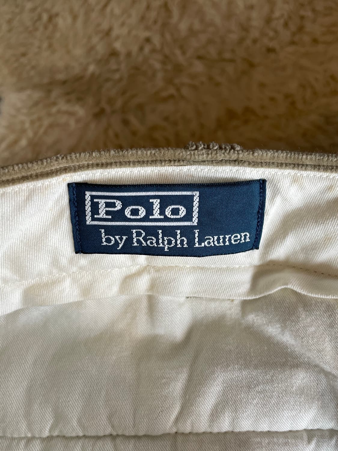 폴로 랄프로렌 카키 코듀로이 골덴 팬츠 상품이미지3