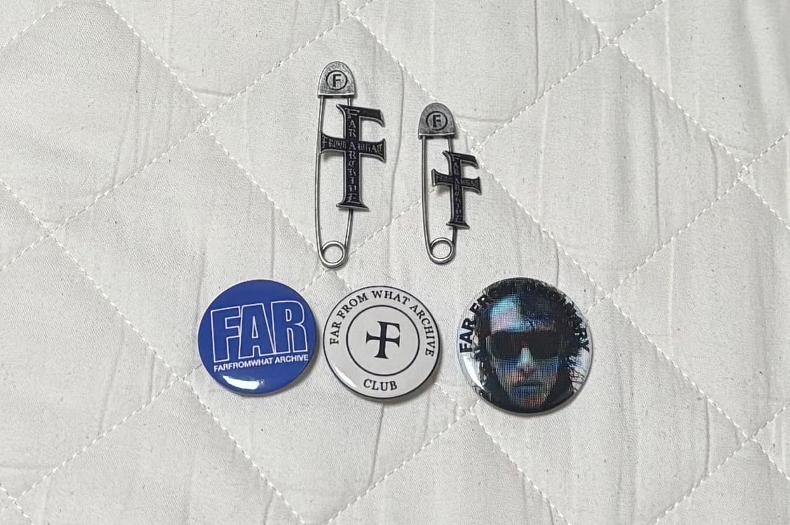 FARFROMWHAT 파프롬왓 파아카이브 핀버튼 옷핀 뱃지 브로치 상품이미지4